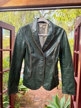 Green Leather Jacket